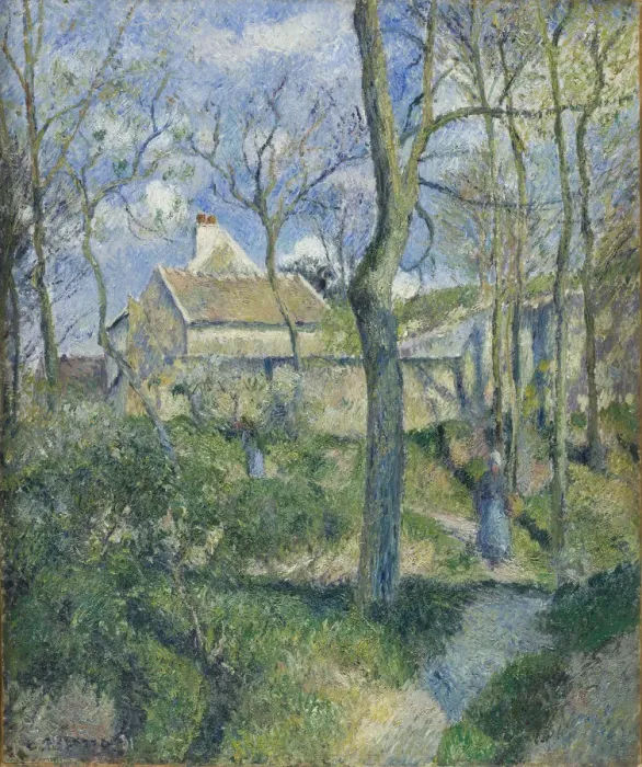 Framed Print : The Path to Les Pouilleux, Pontoise, 1881. Artist: Pissarro, Camille (1830-1903) Framed Print : The Path to Les Pouilleux, Pontoise, 1881. Artist: Pissarro, Camille (1830-1903)