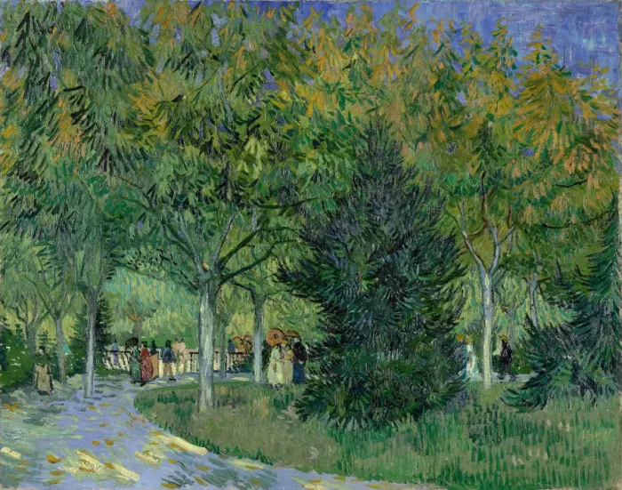 Framed Print : Path in the Park of Arles, 1888. Creator: Gogh, Vincent, van (1853-1890) Framed Print : Path in the Park of Arles, 1888. Creator: Gogh, Vincent, van (1853-1890)