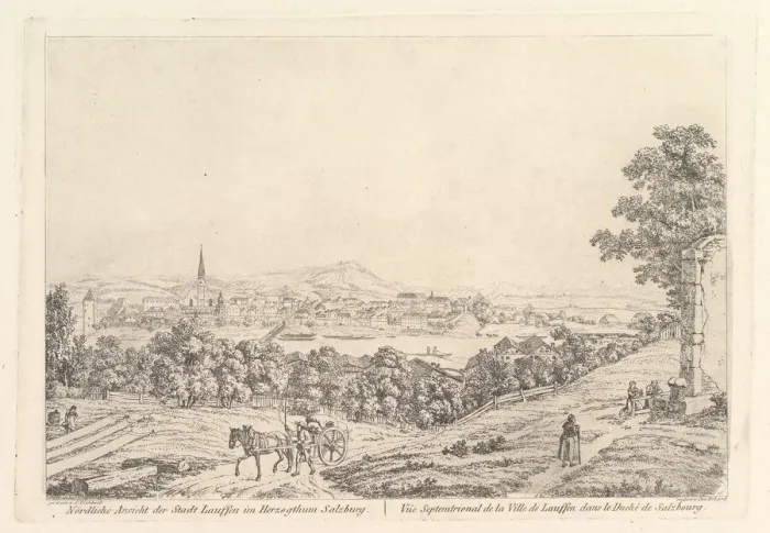 Framed Print : Paths in the Dukedom of Salzburg, early 19th century. Creator: Johann Christian Erhard Framed Print : Paths in the Dukedom of Salzburg, early 19th century. Creator: Johann Christian Erhard