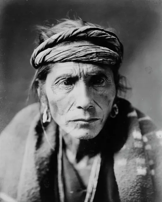 Framed Print : The Patient, c1905. Creator: Edward Sheriff Curtis Framed Print : The Patient, c1905. Creator: Edward Sheriff Curtis