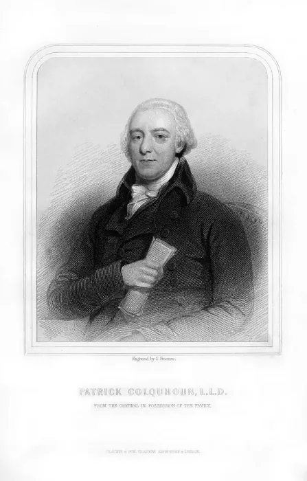Framed Print : Patrick Colquhoun, Scottish police magistrate and statistical writer, (1870). Artist:s Freeman Framed Print : Patrick Colquhoun, Scottish police magistrate and statistical writer, (1870). Artist:s Freeman