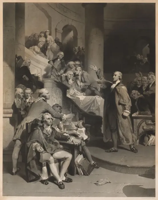 Framed Print : Patrick Henry Delivering His Celebrated Speech in the House of Burgesses, Virginia, 1852 Framed Print : Patrick Henry Delivering His Celebrated Speech in the House of Burgesses, Virginia, 1852
