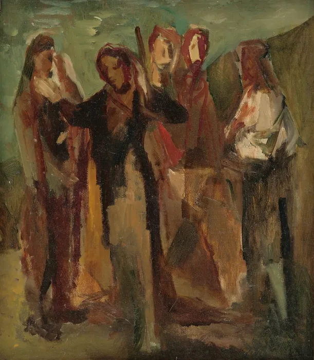 Framed Print : Patrol, 1943. Creator: Bedrich Hoffstadter Framed Print : Patrol, 1943. Creator: Bedrich Hoffstadter