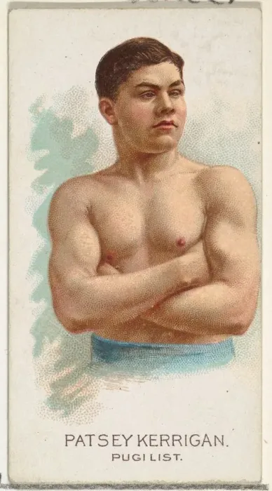 Framed Print : Patsey Kerrigan, Pugilist, from Worlds Champions, Series 2 (N29) for Allen & Framed Print : Patsey Kerrigan, Pugilist, from Worlds Champions, Series 2 (N29) for Allen &