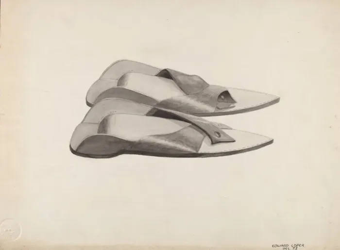 Framed Print : Pattens, c. 1936. Creator: Edward L Loper Framed Print : Pattens, c. 1936. Creator: Edward L Loper