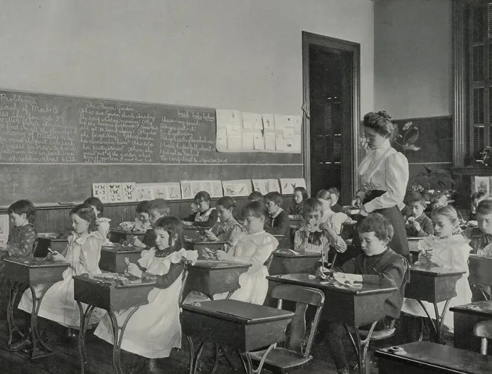 Framed Print : Pattern making, 1900. Creator: Frances Benjamin Johnston