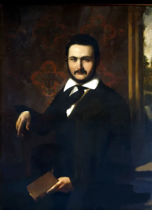 Framed Print : Pau Piferrer (1818-1848), Catalan writer Framed Print : Pau Piferrer (1818-1848), Catalan writer