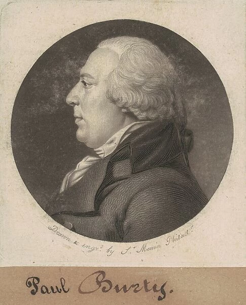 Paul Busti, 1807. Creator: Charles Balthazar Julien Fevret de Saint-Memin