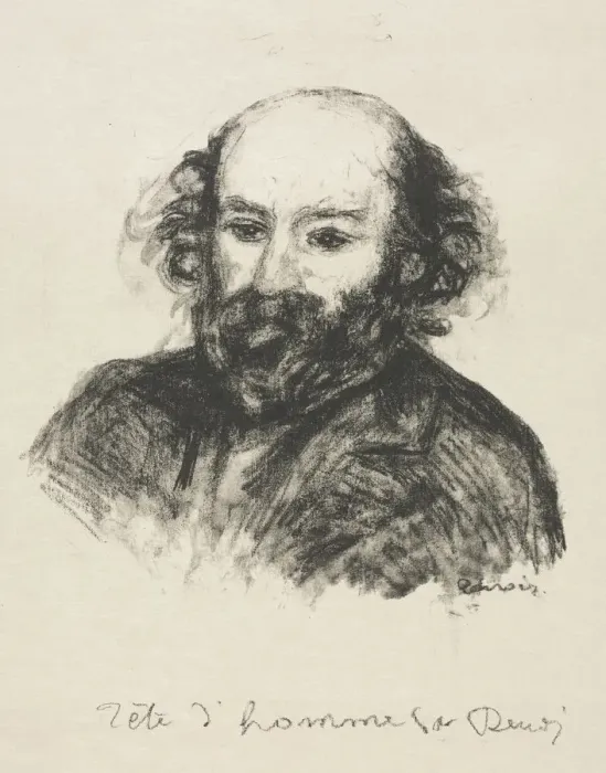Framed Print : Paul Cezanne, c. 1902. Creator: Pierre-Auguste Renoir (French, 1841-1919) Framed Print : Paul Cezanne, c. 1902. Creator: Pierre-Auguste Renoir (French, 1841-1919)