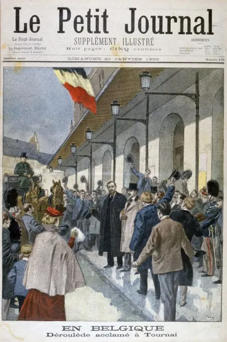 Framed Print : Paul Deroulede arriving in exile in Tournai, Belgium, 1900. Artist: Oswaldo Tofani Framed Print : Paul Deroulede arriving in exile in Tournai, Belgium, 1900. Artist: Oswaldo Tofani