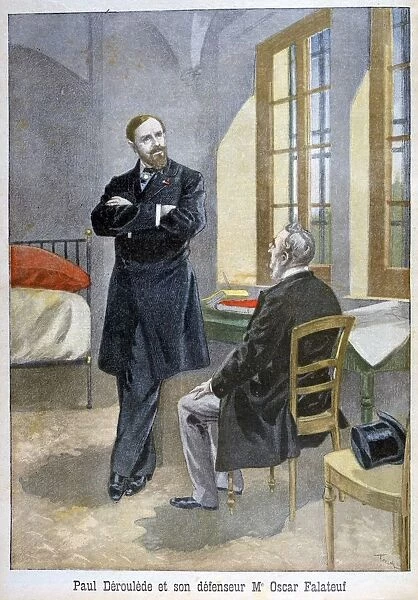 Paul Deroulede and his defender Oscar Falateuf, 1899. Artist: Oswaldo Tofani