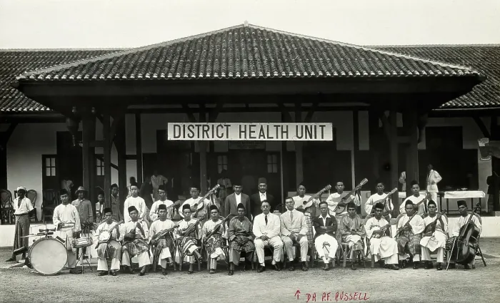 Framed Print : Paul Farr Russell and District Health Unit in Malaya, c1930s. Creator: Unknown Framed Print : Paul Farr Russell and District Health Unit in Malaya, c1930s. Creator: Unknown