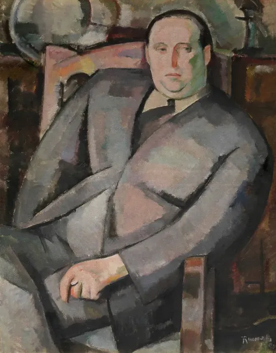 Framed Print : Paul-Gustave van Hecke, 1920. Creator: Henri Ramah Framed Print : Paul-Gustave van Hecke, 1920. Creator: Henri Ramah