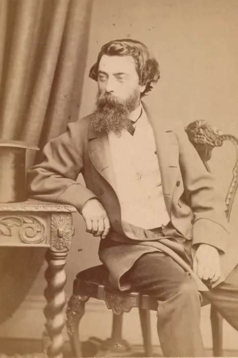Framed Print : Paul Jacob Naftel, 1860s. Creator: John & Charles Watkins Framed Print : Paul Jacob Naftel, 1860s. Creator: John & Charles Watkins