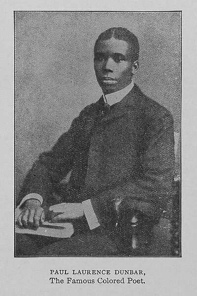 Paul Laurence Dunbar, the famous colored poet, 1902. Creator: Unknown