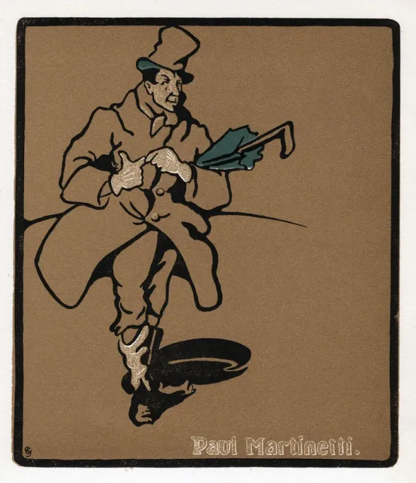 Framed Print : Paul Martinetti, American music hall star, late 19th century Framed Print : Paul Martinetti, American music hall star, late 19th century