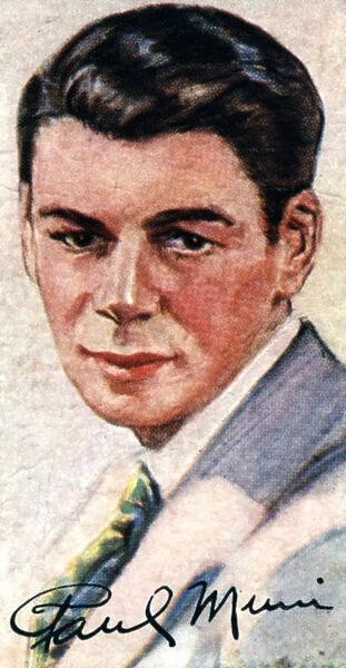 Paul Muni, (1895-1967), Academy Award winning versatile actor, 20th century