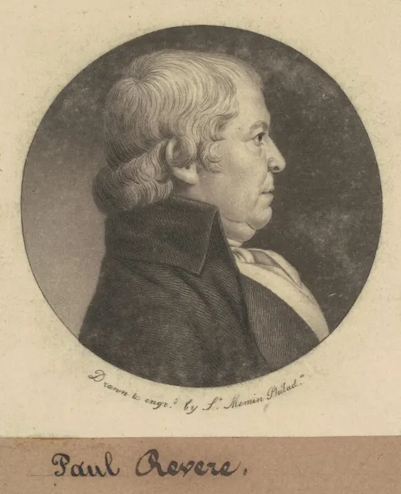 Framed Print : Paul Revere, 1800. Creator: Charles Balthazar Julien Fevret de Saint-Memin Framed Print : Paul Revere, 1800. Creator: Charles Balthazar Julien Fevret de Saint-Memin