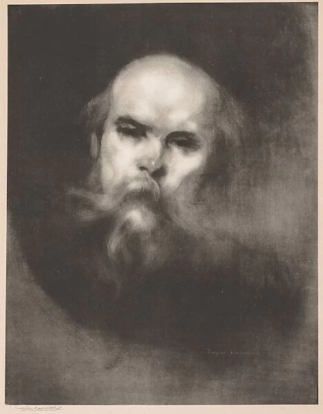 Paul Verlaine, 1896. Creator: Eugene Carriere (French, 1849-1906); Lemercier