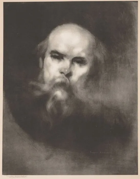 Framed Print : Paul Verlaine, 1896. Creator: Eugene Carriere (French, 1849-1906); Lemercier Framed Print : Paul Verlaine, 1896. Creator: Eugene Carriere (French, 1849-1906); Lemercier