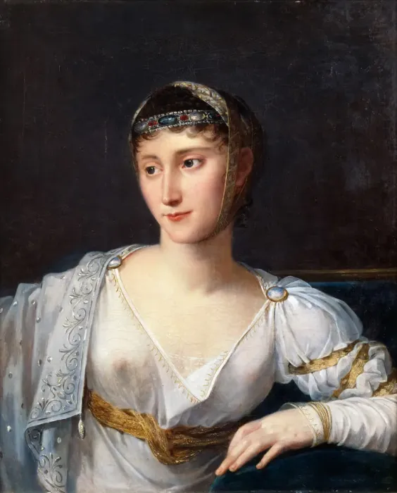 Framed Print : Pauline Bonaparte, Princess Borghese, Duchess of Guastalla (1780-1825). Artist: Lefevre, Robert (1756-1830) Framed Print : Pauline Bonaparte, Princess Borghese, Duchess of Guastalla (1780-1825). Artist: Lefevre, Robert (1756-1830)