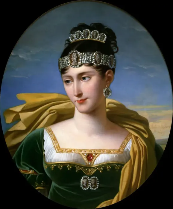 Framed Print : Pauline Bonaparte, Princess Borghese, Duchess of Guastalla (1780-1825), 1803 Framed Print : Pauline Bonaparte, Princess Borghese, Duchess of Guastalla (1780-1825), 1803