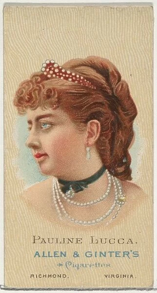 Pauline Lucca, from Worlds Beauties, Series 2 (N27) for Allen & Ginter Cigarettes