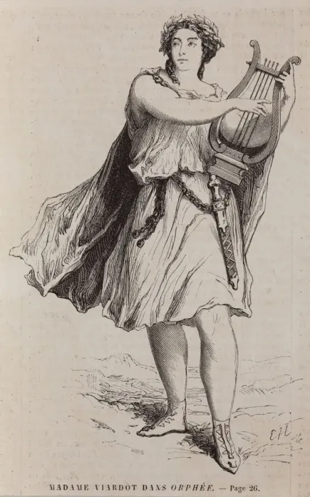 Framed Print : Pauline Viardot as Orfeo in the opera Orpheo ed Euridice by Ch, Gluck, 1890 Framed Print : Pauline Viardot as Orfeo in the opera Orpheo ed Euridice by Ch, Gluck, 1890