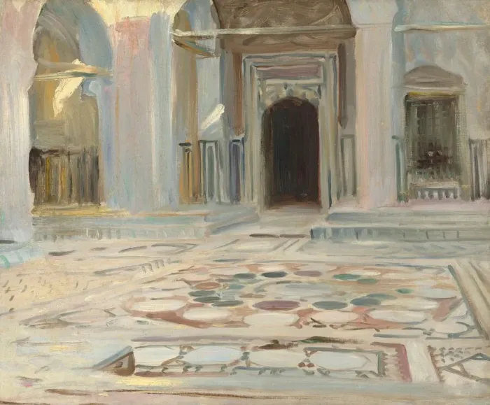 Framed Print : Pavement, Cairo, 1891. Creator: John Singer Sargent Framed Print : Pavement, Cairo, 1891. Creator: John Singer Sargent