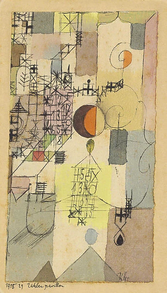 Pavilion of Numbers, 1918. Creator: Klee, Paul (1879-1940)