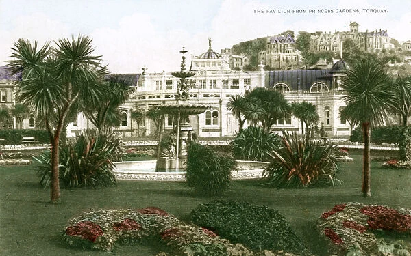 The Pavilion, Torquay, Devon, early 20th century. Artist: Ern Bishop