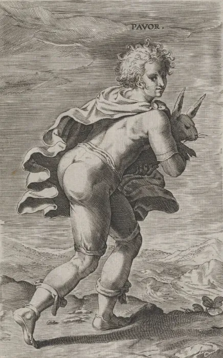 Framed Print : Pavor, from Prosopographia, ca. 1585-90. ca. 1585-90. Creator: Philip Galle Framed Print : Pavor, from Prosopographia, ca. 1585-90. ca. 1585-90. Creator: Philip Galle
