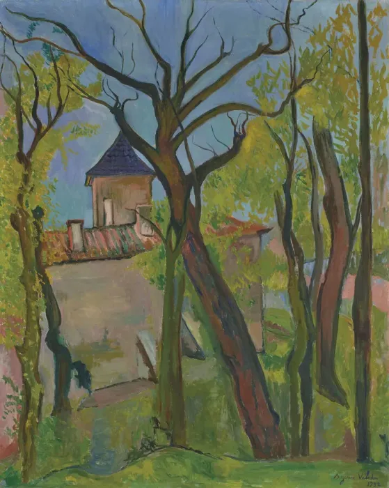Framed Print : Paysage aSaint-Bernard (Ain), 1932. Creator: Valadon, Suzanne (1865-1938) Framed Print : Paysage aSaint-Bernard (Ain), 1932. Creator: Valadon, Suzanne (1865-1938)