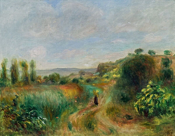 Paysage a Cagnes, c. 1898. Creator: Renoir, Pierre Auguste (1841-1919)