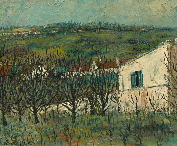 Framed Print : Paysage a Montmagny (Val-d'Oise), c1907-1908. Creator: Utrillo, Maurice (1883-1955). Paysage a Montmagny (Val-d'Oise), c1907-1908 Framed Print : Paysage a Montmagny (Val-d'Oise), c1907-1908. Creator: Utrillo, Maurice (1883-1955). Paysage a Montmagny (Val-d'Oise), c1907-1908