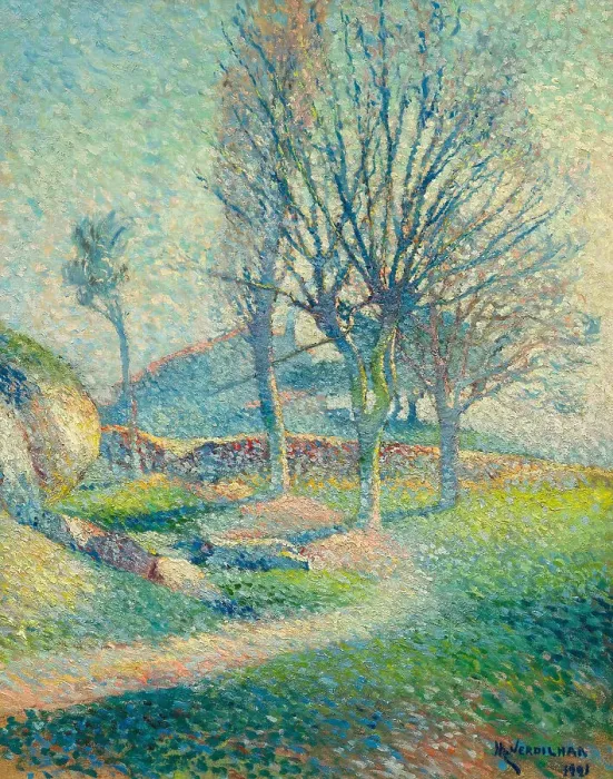 Framed Print : Paysage de Provence, 1921. Creator: Verdilhan, Louis Mathieu (1875-1928) Framed Print : Paysage de Provence, 1921. Creator: Verdilhan, Louis Mathieu (1875-1928)