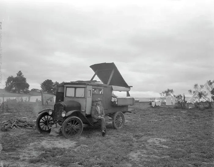 Framed Print : One pea picker's home, one-half mile off Highway 101 at Nipomo, California, 1936. Creator: Dorothea Lange Framed Print : One pea picker's home, one-half mile off Highway 101 at Nipomo, California, 1936. Creator: Dorothea Lange