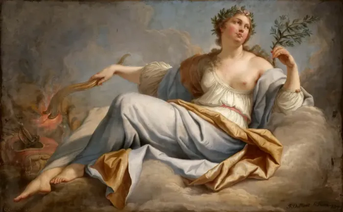 Framed Print : Peace. Artist: Dumont, Jacques (1701-1781) Framed Print : Peace. Artist: Dumont, Jacques (1701-1781)