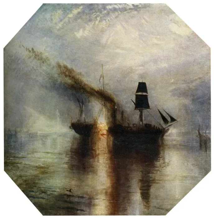 Framed Print : Peace, Burial at Sea of the Body of Sir David Wilkie, c1842, (1912). Artist: JMW Turner Framed Print : Peace, Burial at Sea of the Body of Sir David Wilkie, c1842, (1912). Artist: JMW Turner