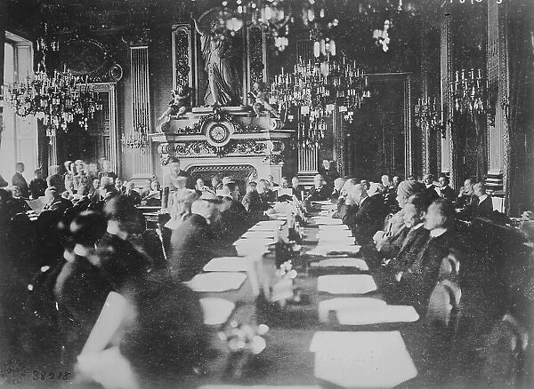 Peace conference, 18 Jan 1919. Creator: Bain News Service