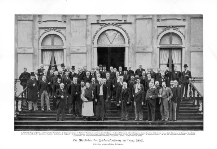 Framed Print : Peace Conference at the Hague (1899), 1900 Framed Print : Peace Conference at the Hague (1899), 1900