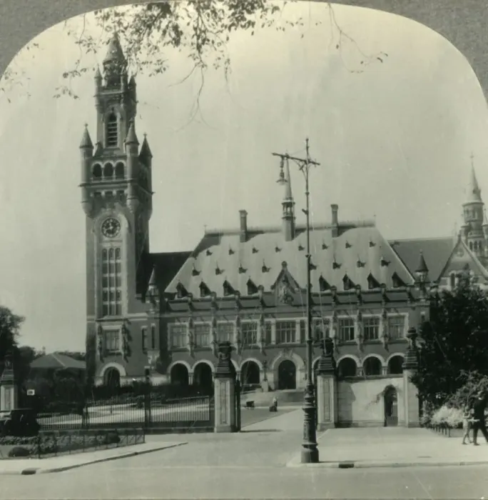 Framed Print : The Peace Palace, The Hague, Netherlands, c1930s. Creator: Unknown Framed Print : The Peace Palace, The Hague, Netherlands, c1930s. Creator: Unknown