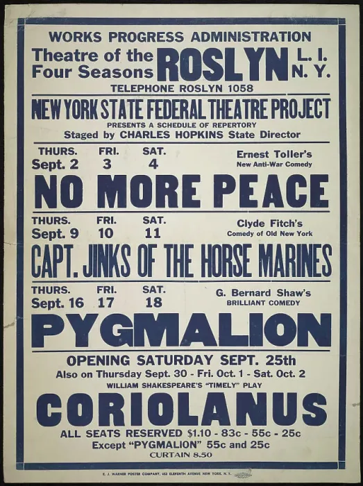 Framed Print : No More Peace, Roslyn, NY, [1930s]. Creator: Unknown