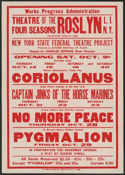 Framed Print : No More Peace, Roslyn, NY, 1937. Creator: Unknown Framed Print : No More Peace, Roslyn, NY, 1937. Creator: Unknown