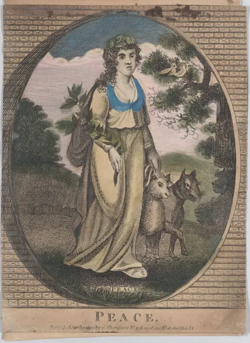 Framed Print : Peace, September 30, 1800. September 30, 1800. Creator: Anon Framed Print : Peace, September 30, 1800. September 30, 1800. Creator: Anon