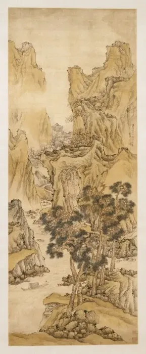 Framed Print : The Peach Blossom Spring, 1650. Creator: Liu Du (Chinese, active c. 1628-after 1653) Framed Print : The Peach Blossom Spring, 1650. Creator: Liu Du (Chinese, active c. 1628-after 1653)