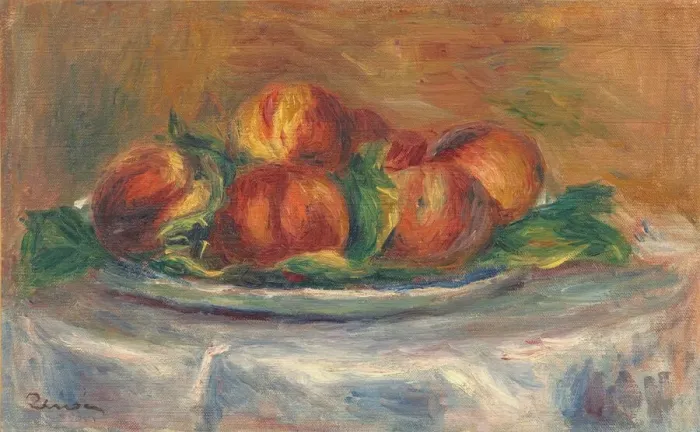 Framed Print : Peaches on a Plate, 1902 / 1905. Creator: Pierre-Auguste Renoir Framed Print : Peaches on a Plate, 1902 / 1905. Creator: Pierre-Auguste Renoir