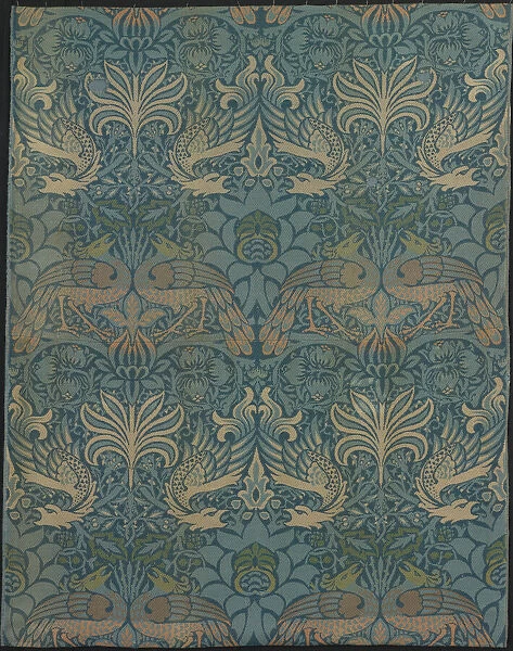 Peacock and Dragon, England, 1878 (produced 1878 / 1940). Creator: William Morris