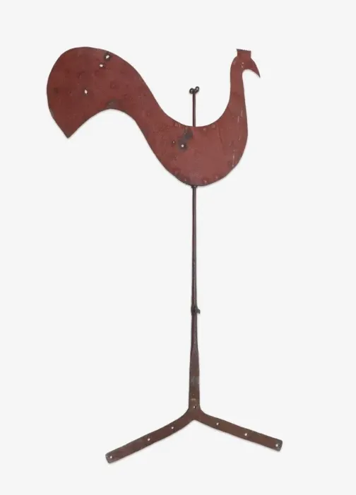 Framed Print : Peacock Weather Vane, 1800 / 60. Creator: Unknown Framed Print : Peacock Weather Vane, 1800 / 60. Creator: Unknown