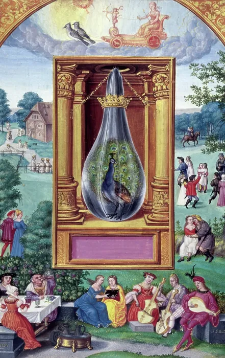 Framed Print : The peacock's tail, 1582. Creator: Unknown. The peacock's tail, 1582. Creator: Unknown Framed Print : The peacock's tail, 1582. Creator: Unknown. The peacock's tail, 1582. Creator: Unknown
